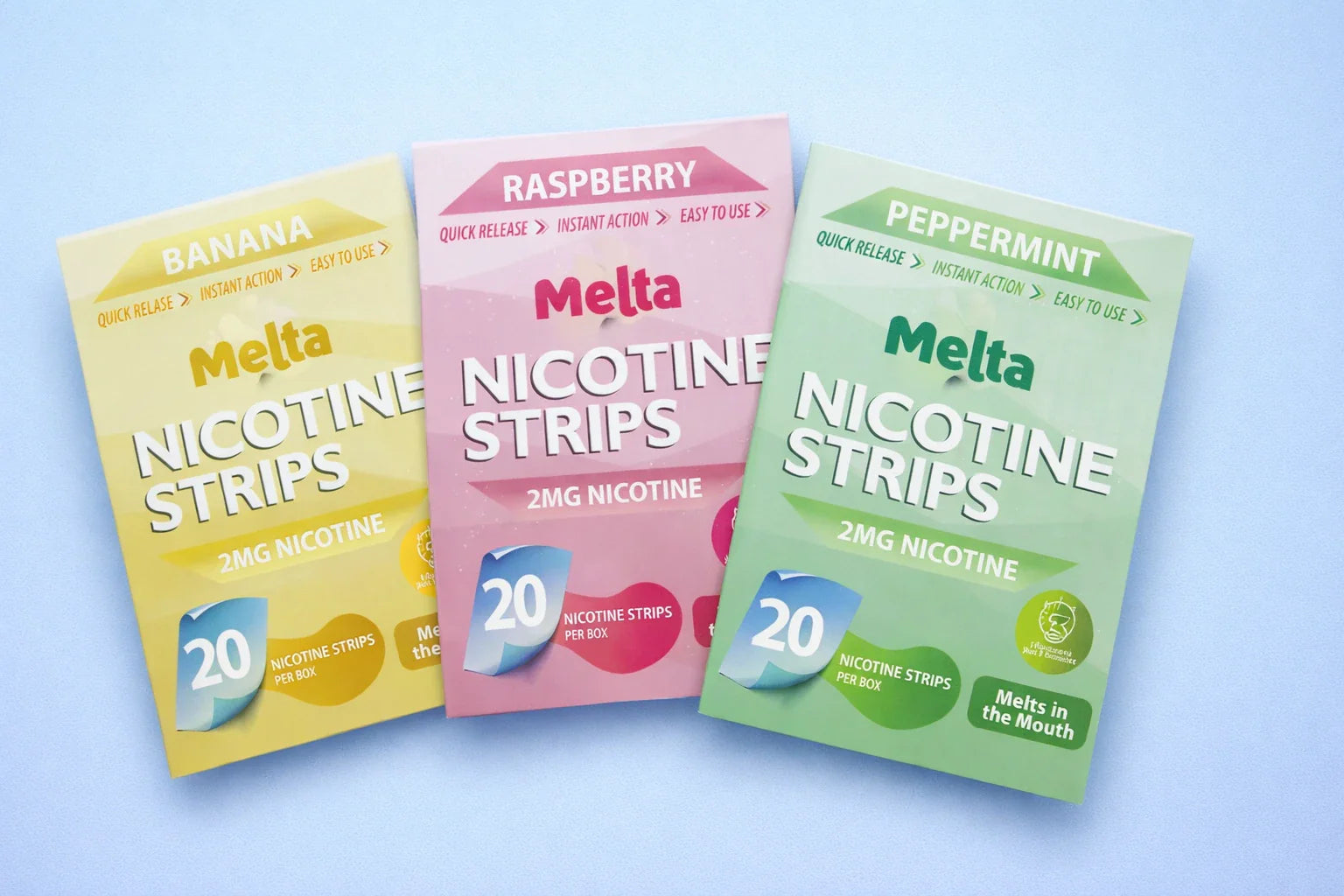 Melta nicotine strips
