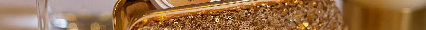 Zyn pouches inside a glamourous evening clutch