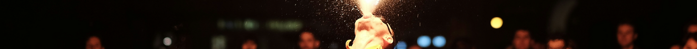magician breathing fire