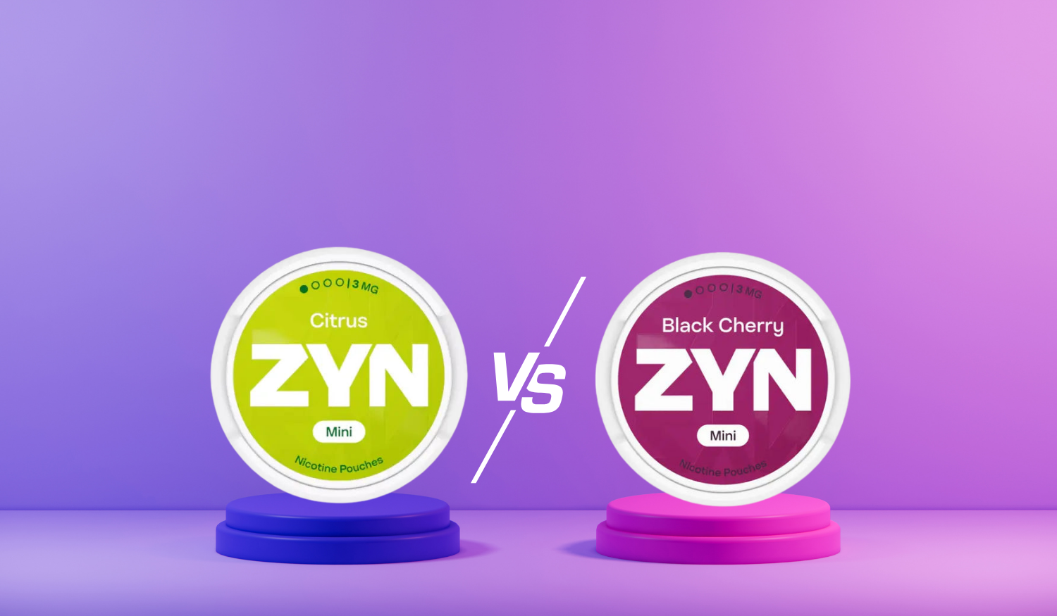 Zyn citrus vs. zyn black cherry