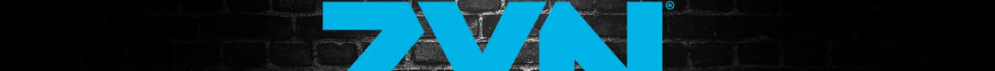 Zyn logo against a black brick wall